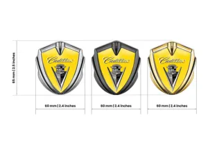 Cadillac Metall Emblem Abzeichen Moderner Look High-End
